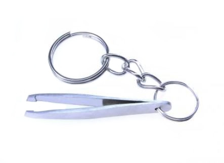 Keychain tweezers sale